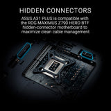 ASUS A31 Plus TG ARGB - Chasis PC ATX (Compatible con Placas Base con Conector Oculto, radiadores de 360 mm y gráficas de 380 mm, 4 Ventiladores ARGB, Cristal Templado, gestión de Cables), Blanco