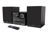 Sharp XL-B512(BK) Microcadena Sound System Estereo con Radio FM, Bluetooth v5.0, CD-MP3, reproducción USB, Altavoces de Madera y 45W Color Negro