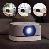 OVERMAX Multipic 4.5 Proyector LCD FullHD 1080p Proyector 2 en 1 con Powerbank Enfoque Automático, Corrección Trapezoidal, Wi-Fi de Doble Banda Bluetooth 5.1, 3000 lúmenes Imagen de hasta 200"