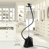 STEAMONE - Plancha de vapor vertical 2000W, 40g/minc- Calidad profesional - Gran depósito de 3,5 l - Accesorios incluidos - Cable de 2,5 m - Empresa francesa - T2000B
