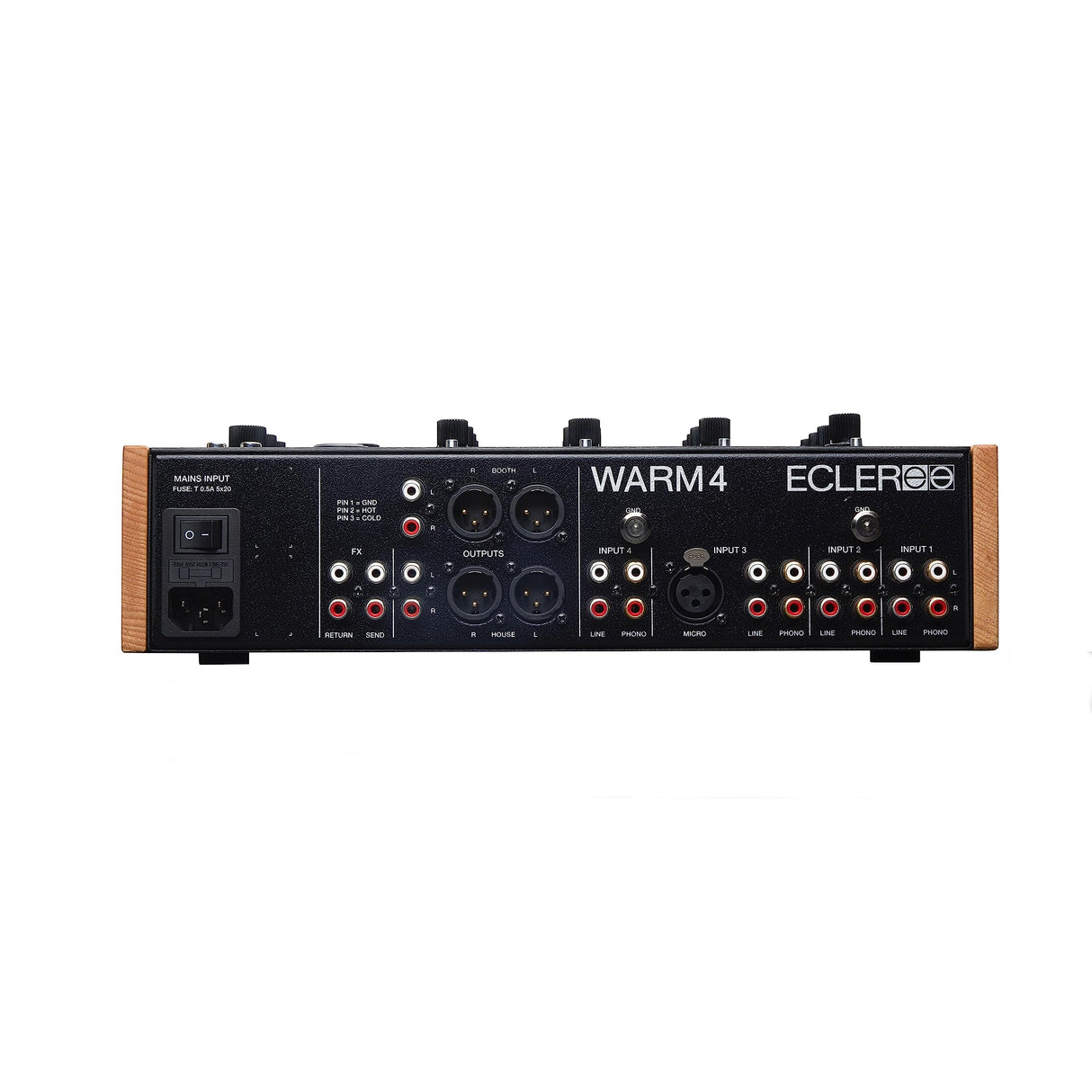 Ecler Warm4 - Batidora rotativa para DJ (4 canales)
