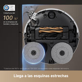 Dreame X50 Ultra Complete Robot Aspirador y Fregasuelos, 20000Pa Succión, Overcoming Obstacles hasta 6 CM, Control de Radar Elevado y Bajado, Limpieza a Fondo de Esquina a Borde, App Control, Blanco