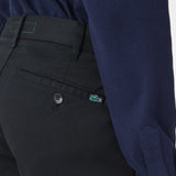 Lacoste Hh2661 Pantalones Chinos Slim fit, Negro, 36W x 34L para Hombre