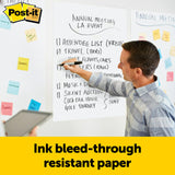 Post-it Super Sticky Bloc De Pared 566, Blanco, 58.4 cm x 50.8 cm, 20 Hojas/Bloc, 2 Blocs/Paquete, 100% PEFC, SGSCH-PEFC-COC-110078