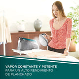 Polti La Vaporella XT120C, Plancha de Vapor con Caldera, 8,5 Bar de Presión, Función Eco, Autonomía Ilimitada, 1,5 L de Capacidad, Potencia 2350 W, Pulso de Vapor 600 g, Turquesa y Gris