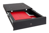 ARREGUI - Caja fuerte camuflada para zócalo de cocina, color negro