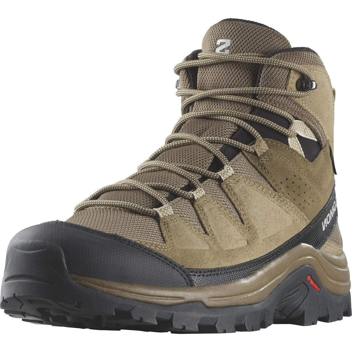 Salomon Quest Rove Gore-Tex Zapatillas de Backpacking para Hombre, Específica para excursionismo, Protección al aire libre, Rendimiento fiable, Kangaroo, 42