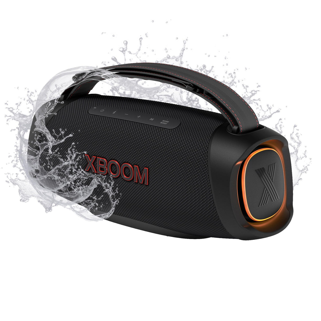LG XBOOM GO XG8T, Altavoz portátil, Bluetooth 5.3, Bajos Potentes, Resistencia Militar a golpes, Agua y Polvo IP67, Color Negro