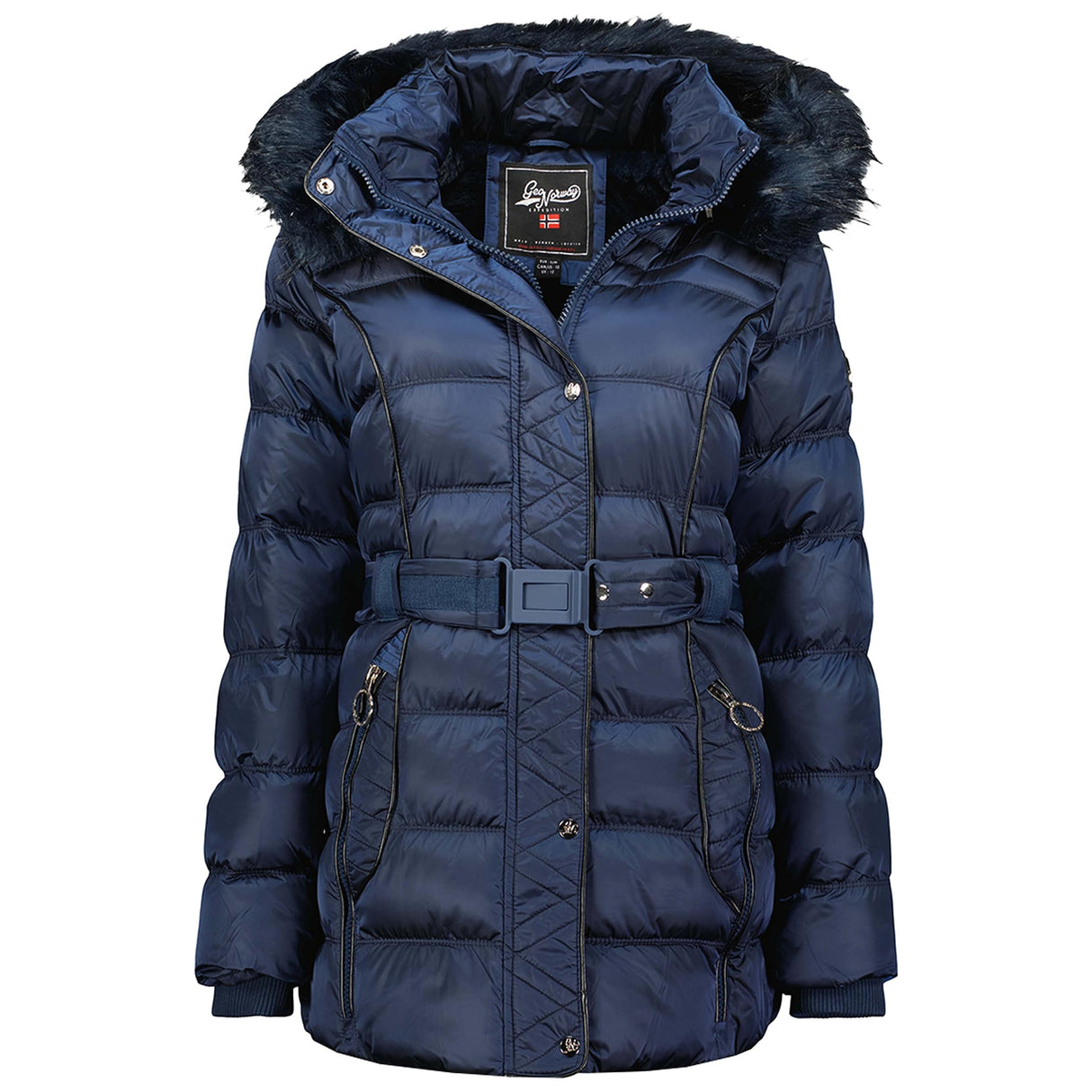 Geographical Norway Aimeraude Lady Parka de Mujer, Marine, XXL