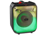 Trevi XFest XF 470 KB - Altavoz Amplificador portátil Fire Flame 60 W, Conector USB, Micro SD, AUX-IN, batería integrada, Karaoke Party Altavoz con micrófono dinámico Incluido
