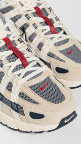 NIKE P-6000, Sneaker Hombre, Lt Khaki Pale Ivory Thunder Blue, 44 EU