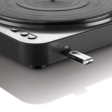 Lenco LBT-120 BK- Giradiscos USB semiautomático - Con Bluetooth - Transmisión por correa - 2 velocidades 33 rpm , 45 rpm - digitaliza sin PC - negro