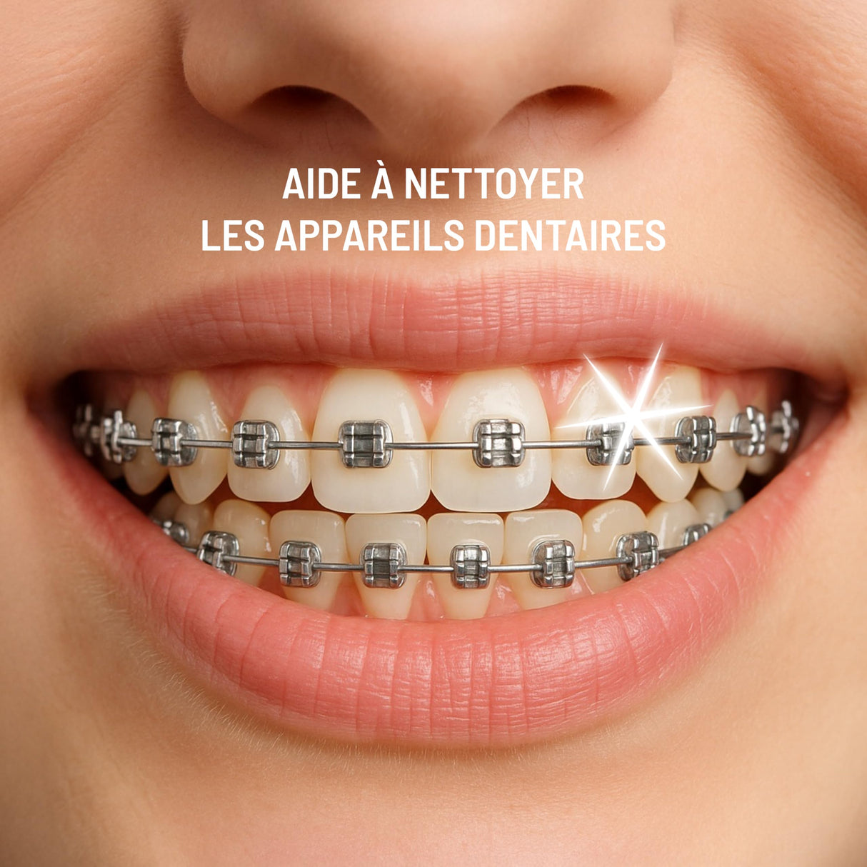 Haepi Julia - Cepillo de dientes eléctrico sónico 3 en 1 | Cepillado + Jet interdental + Descalcificación | 48.000 vibraciones/min | Recargable USB | Para encías sensibles y portadores de aparatos
