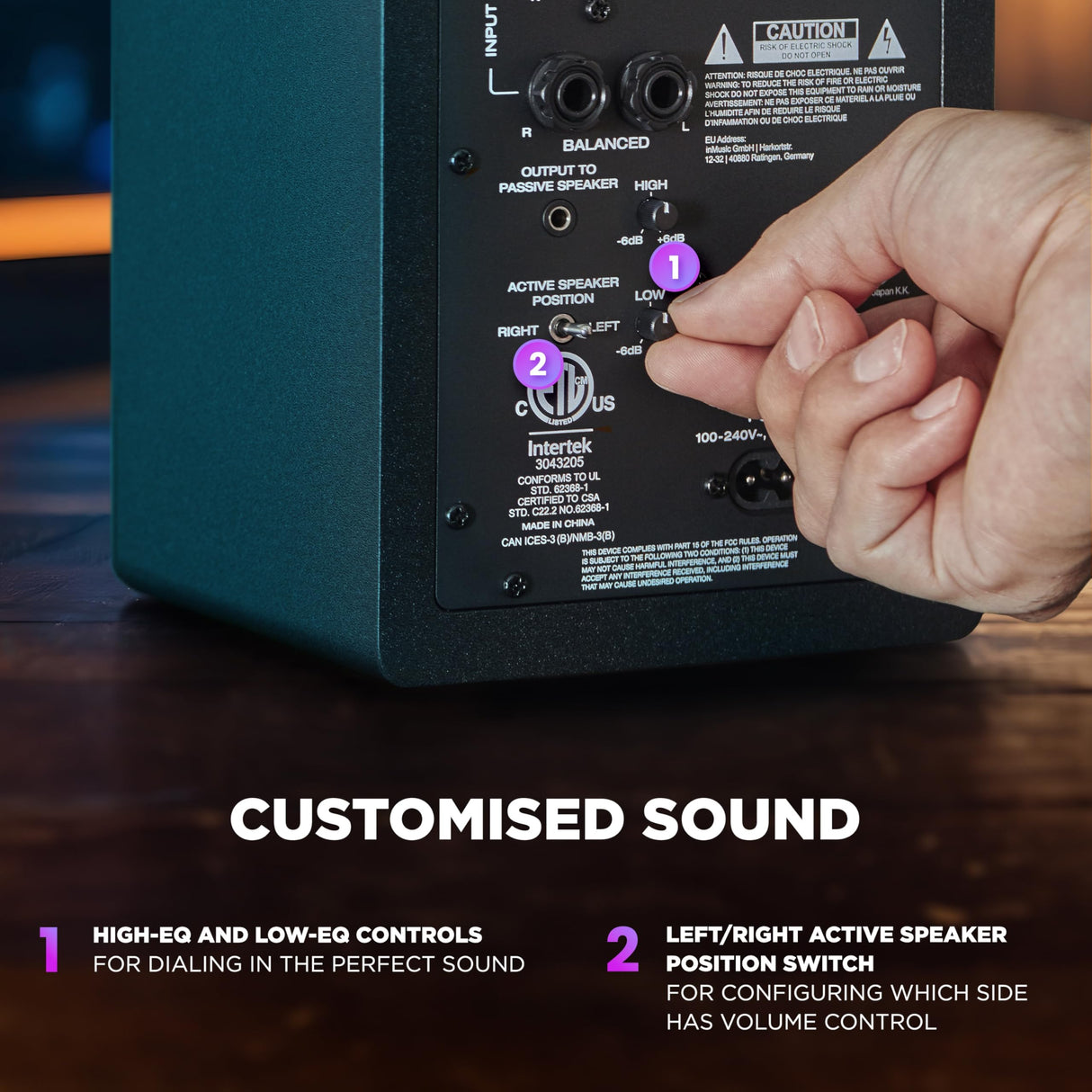 M-AUDIO BX3 Par 3.5" 120W Monitores de Estudio, Altavoces Autoamplificados para PC para videojuegos, producción musical, transmisiones en directo, podcast