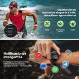 Ticwatch Pro 5 Enduro Slate Smartwatch para Hombres 1.43 "Android Wear OS Reloj Inteligente 90 Horas de batería 110+ Modos de Entrenamiento 7/24 Ritmo cardíaco No es Compatible con iPhone/iOS