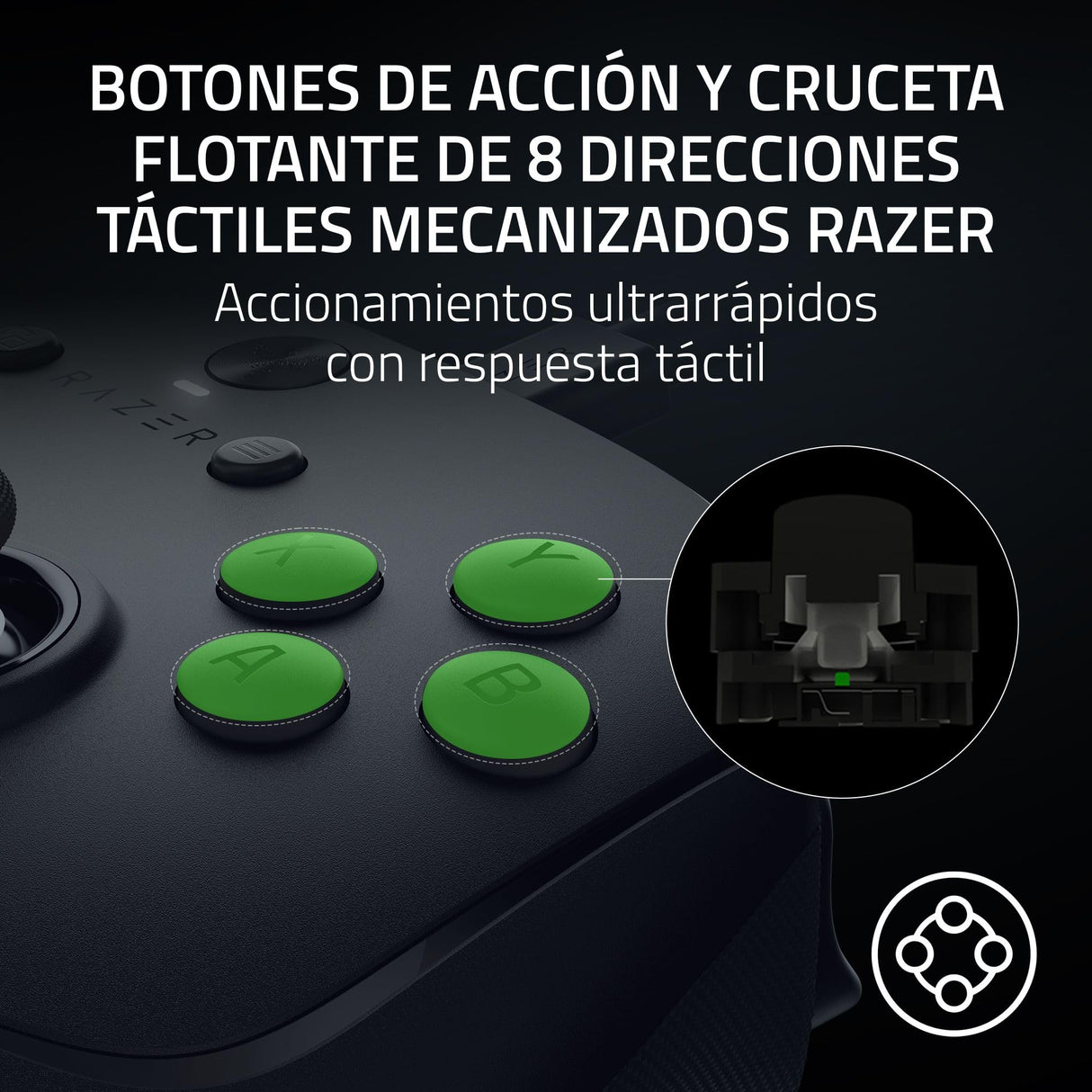 Razer Wolverine V3 Tournament Edition 8K PC - Mando de esports con cable para PC (8K Hz HyperPolling, Palancas de mando TMR con cubiertas intercambiables) Negro