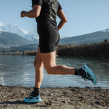 Salomon Ultra Flow Gore Tex Zapatillas Impermeables de Trail Running para Mujer, Resistente al mal tiempo, Amortiguación del asfalto al sendero, Preparada para terrenos mixtos, Deep Dive, 39 1/3