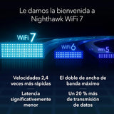 NETGEAR Nighthawk WiFi Router 7 Router | Tri-Band | Security Features, BE18000 Wireless Speed | 10 Gig Internet Port - Covers up to 250 m², 150 Devices (RS600)