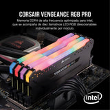 Corsair Vengeance RGB Pro Black DDR4-RAM 3600 MHz 4X 8GB módulo de - Memoria (3600 MHz)