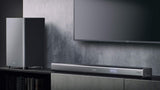 Sharp HT-SBW460, 3.1 Dolby Atmos, Barra de Sonido Envolvente Virtual 3D y subwoofer inalámbrico, Bluetooth, Experiencia 4K, HDMI ARC/CEC, Potencia máxima Total de Salida: 440w, Color Negro