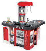 SMOBY- Kitchen Studio XXL Bubble con 38 accesorios, simula el efecto del agua hirviendo, refrigerador, horno, lavavajillas, dispensador de hielo, cafetera, 7600311025