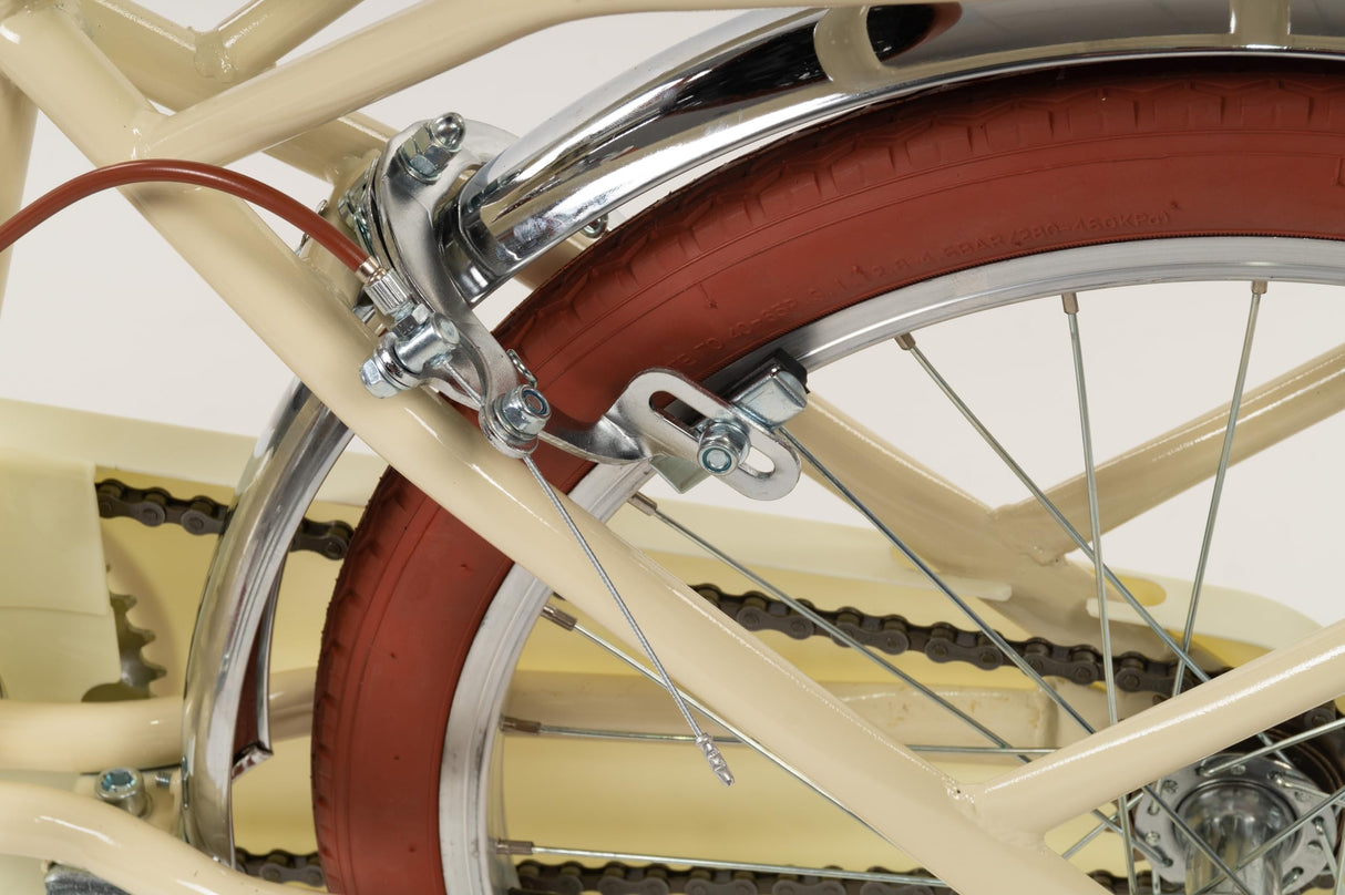 Toim S.L. Bicicleta 20" Vintage Beige 6/9 Años