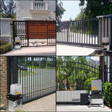 VEVOR Abridor Automático de Puerta Corredera 1497 kg Apertura de Puerta con Mando a Distancia Puerta Enrollable de Entrada Mando a Distancia 70 m 4 Controles Remotos y Control APP Abridor de Puerta