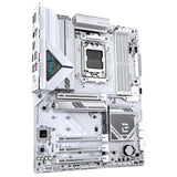 GIGABYTE B850 Eagle WIFI7 Ice Placa Base - Procesadores AMD Ryzen Serie 9000, VRM Digital de 8+2+2 Fases, hasta 8200 MHz DDR5 (O.C.), 1x M.2 PCIe 5.0 + 2X M.2 PCIe 4.0, Wi-Fi 7, LAN 2.5 GbE