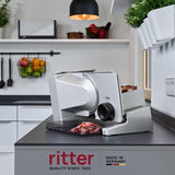 ritter serano 7 Duo Plus, Cortafiambres Eléctrico y Cortadora de Embutidos de Metal Macizo