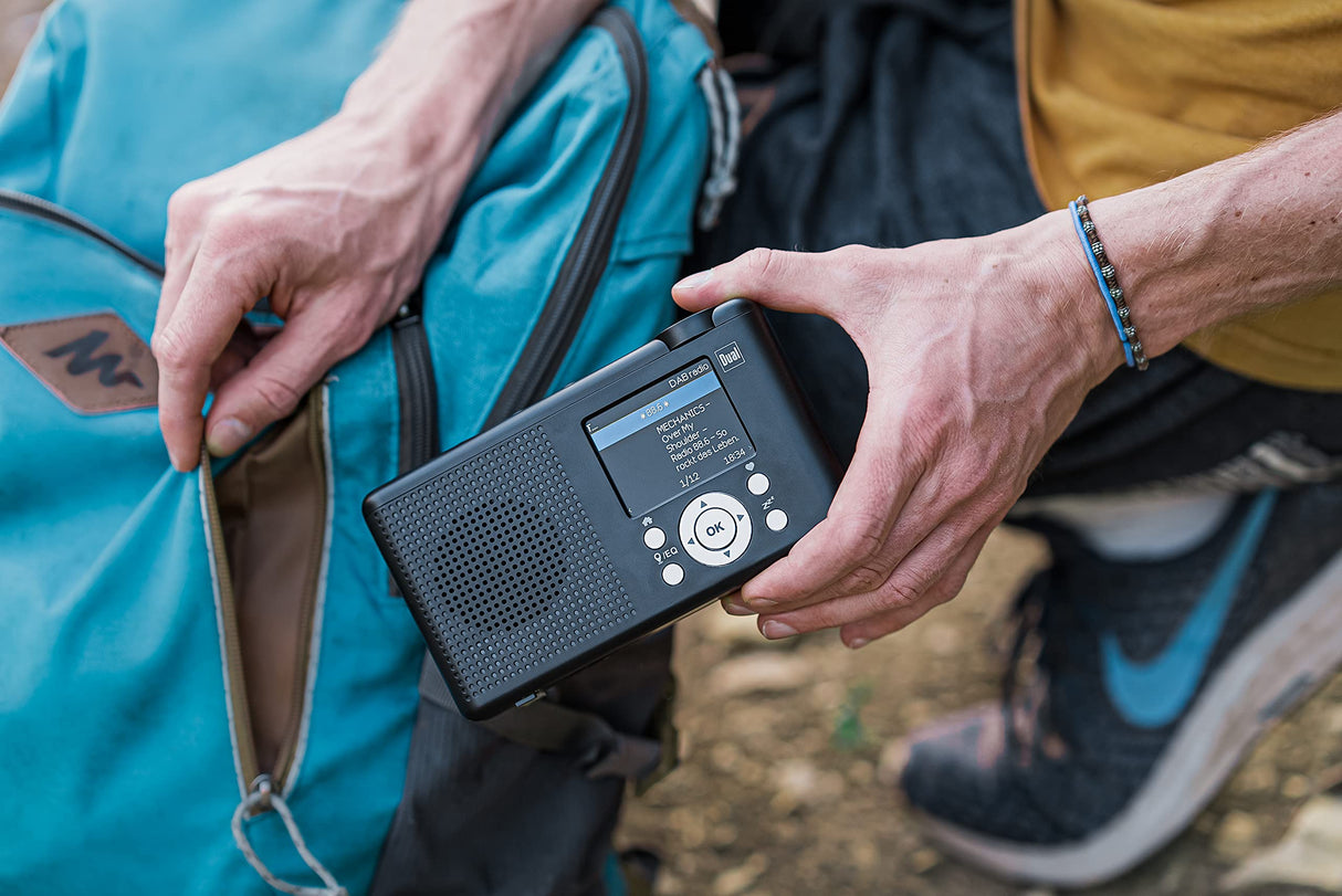 Dual 76524 MCR 200 Internet Radio de Mesa por Internet, Dab+, Dab, Radio por Internet FM, Dab+, FM, USB, Bluetooth, Negro