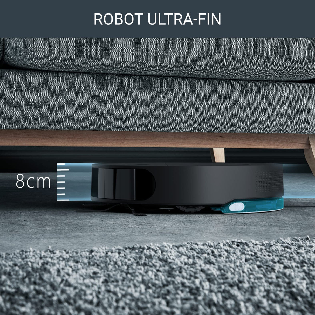 Rowenta X-Plorer Serie 130 AI - Robot aspirador 4 en 1 con función de limpieza, láser + sistema de navegación por cámara, 4 modos de limpieza, 120 min de autonomía, 3 horas de carga, depósito de polvo
