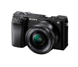 Sony Alpha 6100 - Cámara Evil APS-C (Enfoque automático rápido 0.02s, Eye AF para Personas y Animales, grabación de vídeos en 4K y Pantalla inclinable)