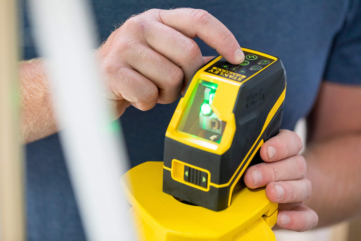 Stanley - FatMax FMHT77586-1 - Nivel láser líneas cruzadas verde, 20 m