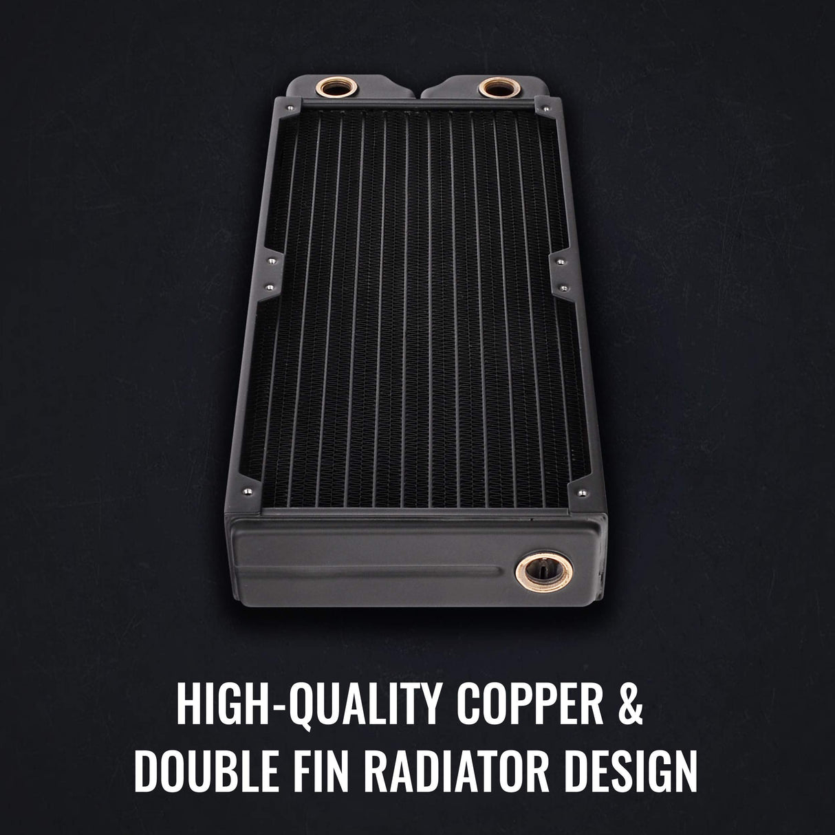 Thermaltake Pacific DIY CLD240 CL-W281-CU00BL-A - Radiador de Cobre de Alta Densidad de 40 mm de Grosor