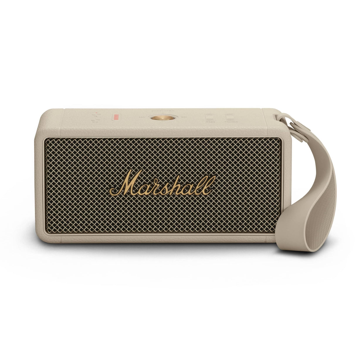 Marshall Middleton - Altavoz Bluetooth inalámbrico portátil (20 Horas de Lectura portátil, Impermeable, IP67, Color Crema
