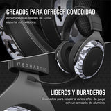 Corsair HS60 HAPTIC Auriculares Estéreo para Juegos con Efectos Hápticos en Los Bajos (Taction Technology, Almohadillas de Lujosa Espuma Viscoelástica, Micrófono Extraíble) Camo