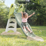 Smoby Life - Tobogán XL de Doble Onda – Tobogán Grande con Conexión de Agua, 2,30 Metros de Largo, con Caño Deslizante, Refuerzo, Material Reciclado y Proteccion UV,a Partir de 3 Años (7600820304)