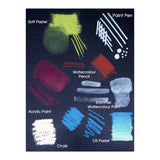 Artway Enviro A1 Cartulina Negra - 50 Hojas de 270gsm Cartulina/Papel Negro Reciclado