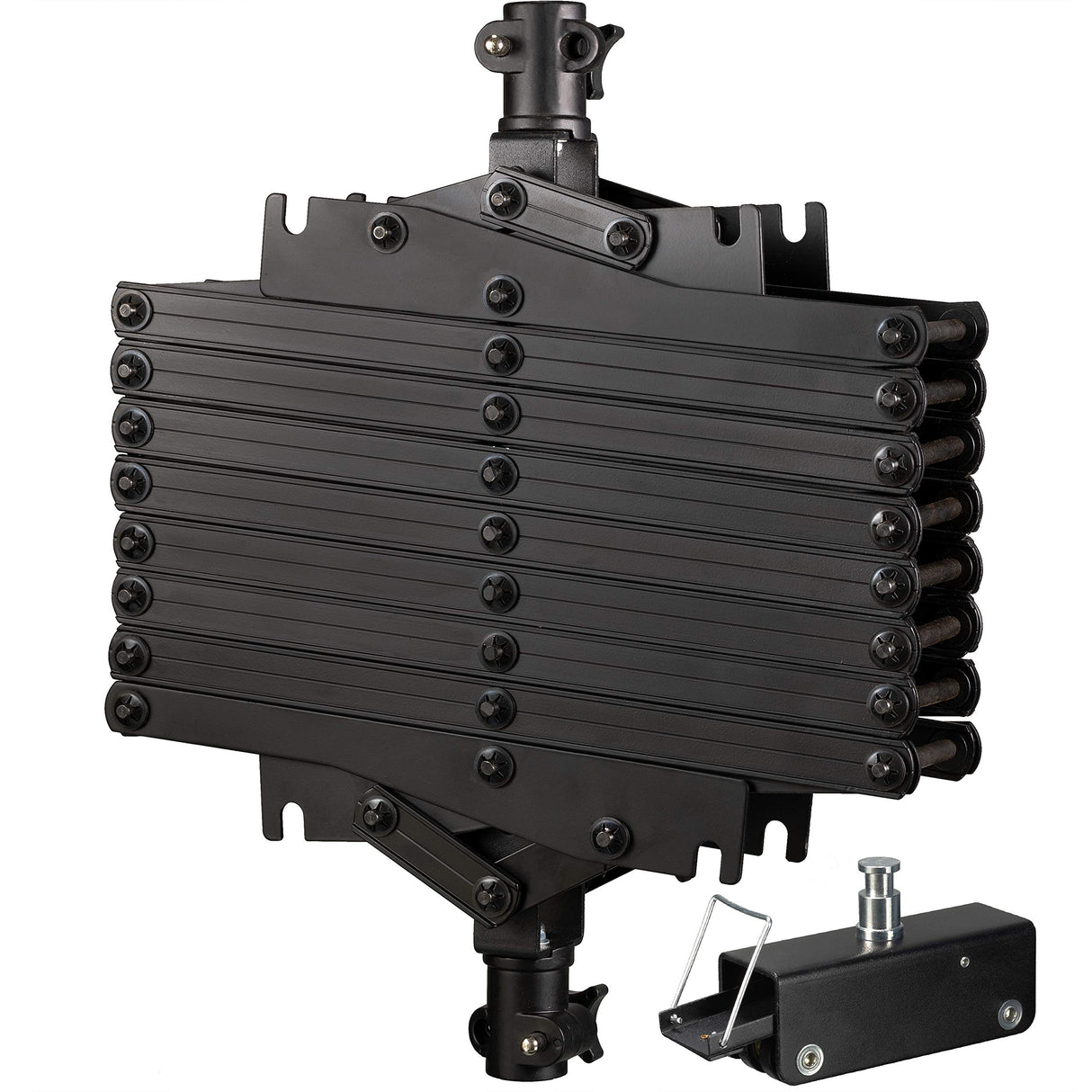 Bresser F001483 Pantografía/Tijeras para Sistema de rieles de Techo Negro
