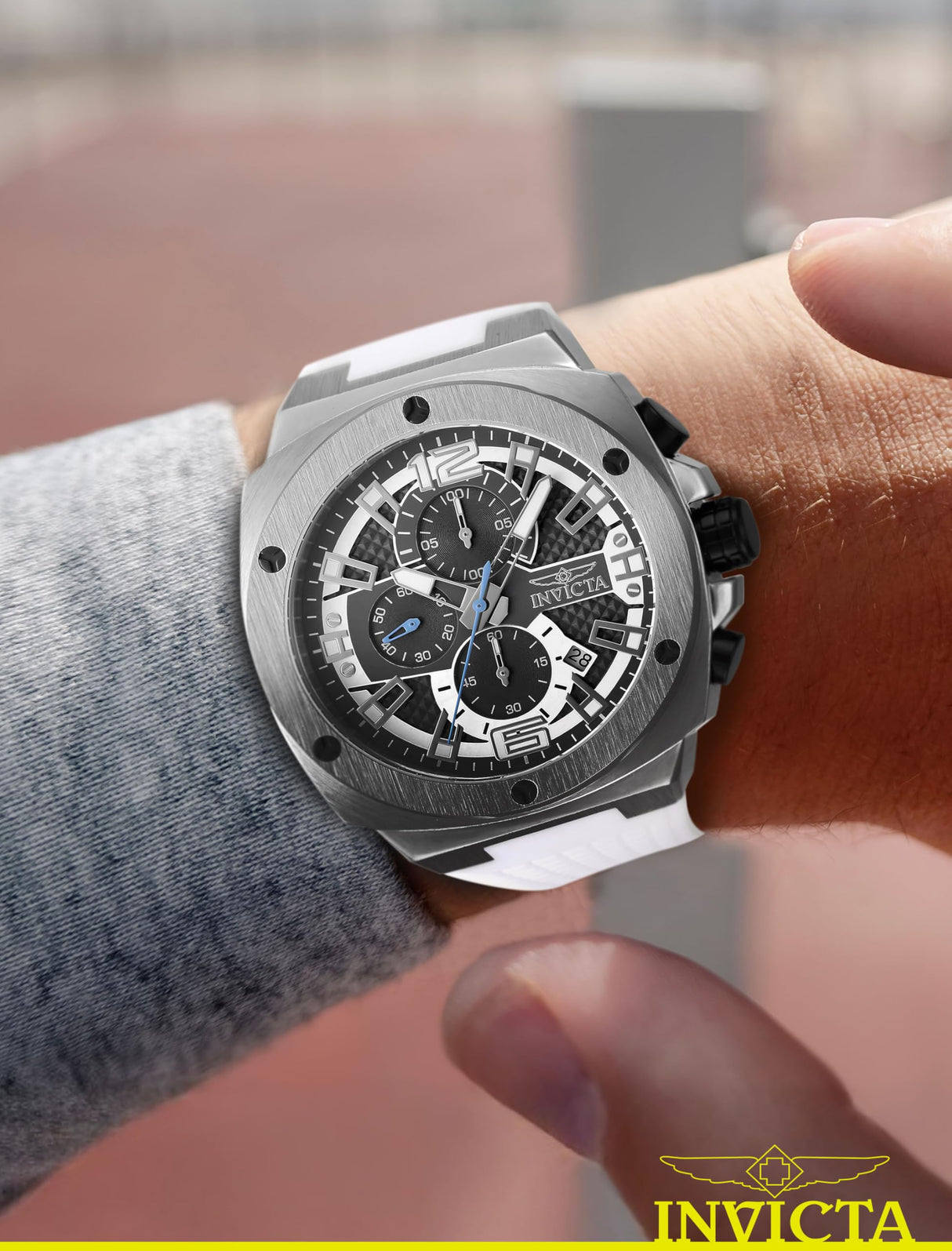 INVICTA Racing Reloj Cuarzo para Hombre de Acero Inoxidable - 47mm