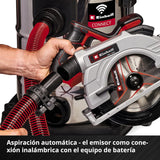 Einhell Professional Aspirador de seco-húmedo con batería TP-VC 36730 S Auto-Solo Power X-Change (iones de litio, 36 V, función de conectividad, función ECO/BOOST, sin batería ni cargador)