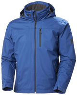 Helly Hansen Crew Hooded Midlayer Jacket Hombre, Azul (Black Logo), S