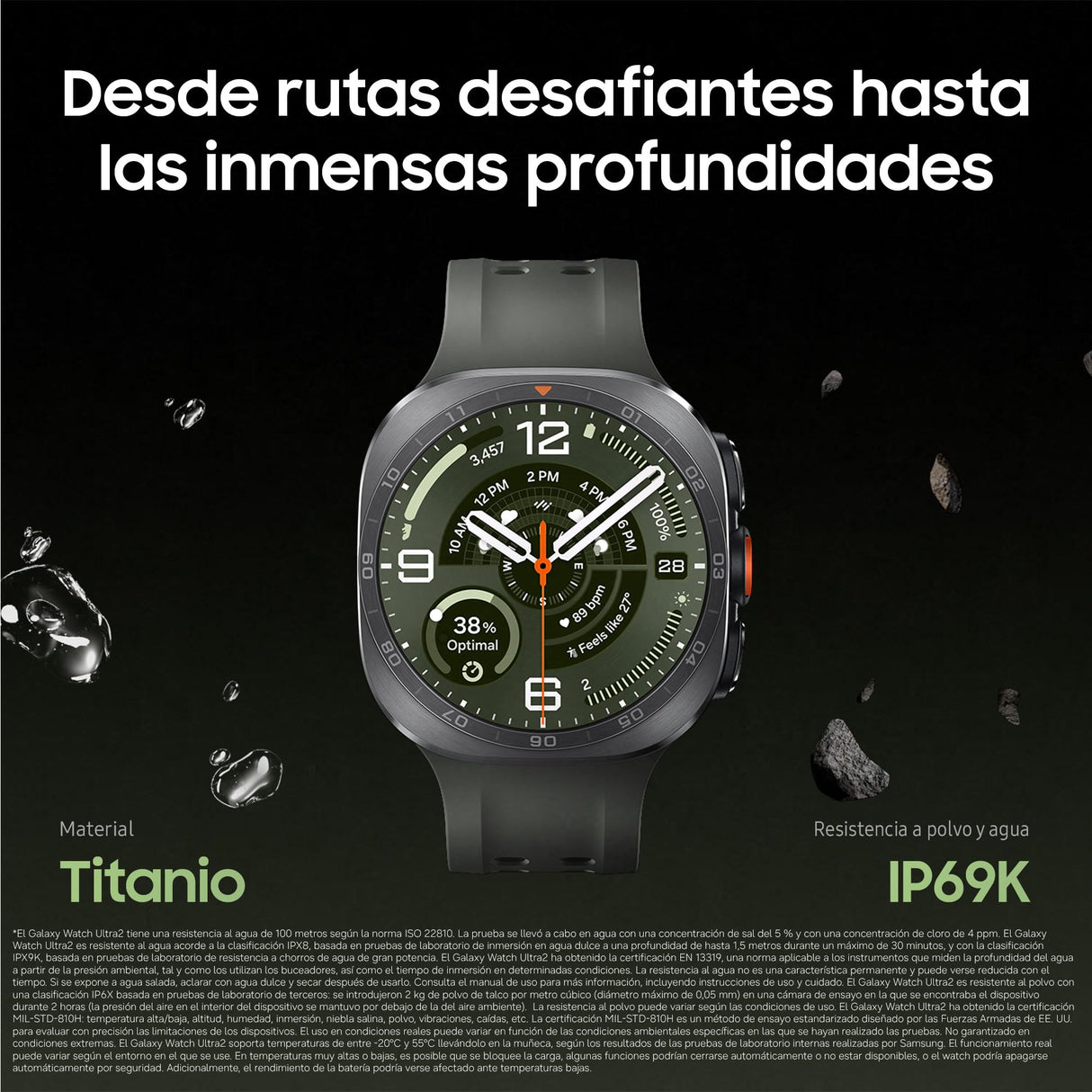 Samsung Galaxy Watch Ultra2, 47mm, LTE, Gris Titanio (Versión Española)