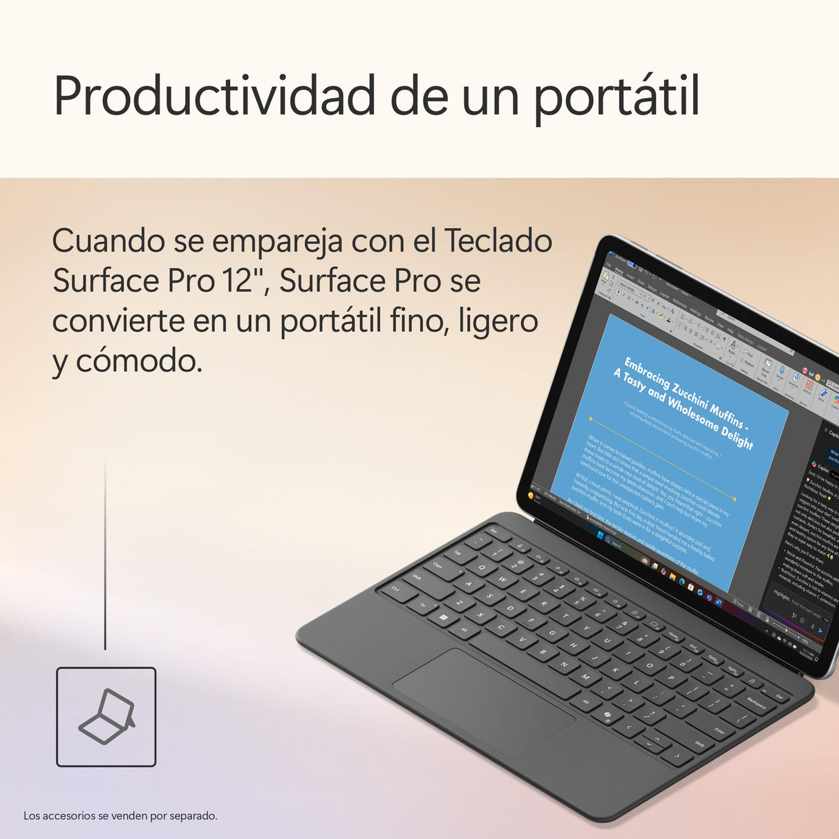 Microsoft Surface Pro | Copilot+ PC | Pantalla táctil LCD 12” | Snapdragon X Plus | 16GB RAM | Almacenamiento de 512GB | Último Modelo | Platino
