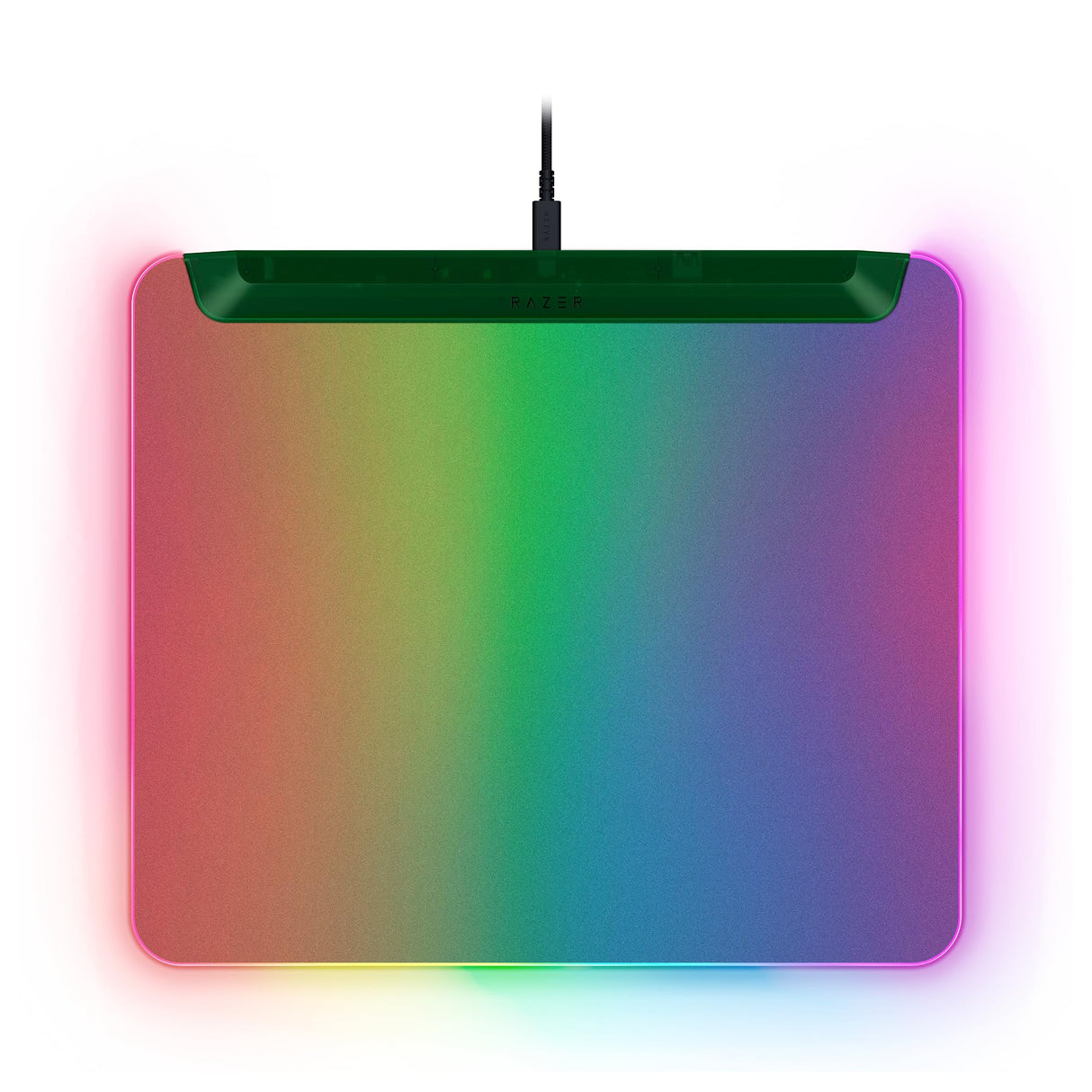 Razer Firefly V2 Pro Phantom Green Edition - Alfombrilla de ratón para Juegos Totalmente iluminada con Chroma RGB (Puerto USB, Superficie microtexturada, Base Antideslizante) Phantom Green