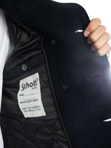 Schott NYC CYCLONE2, Chaqueta, Hombre, Azul Marino Oscuro, M