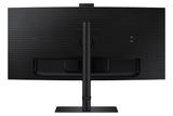 Samsung LS34C652VAUXEN - Monitor ViewFinity S6 S65VC de 34" con Resolución Ultra WQHD, HDR10, cámara integrada, Puerto USB-C, Puerto LAN, Eye Care, Negro