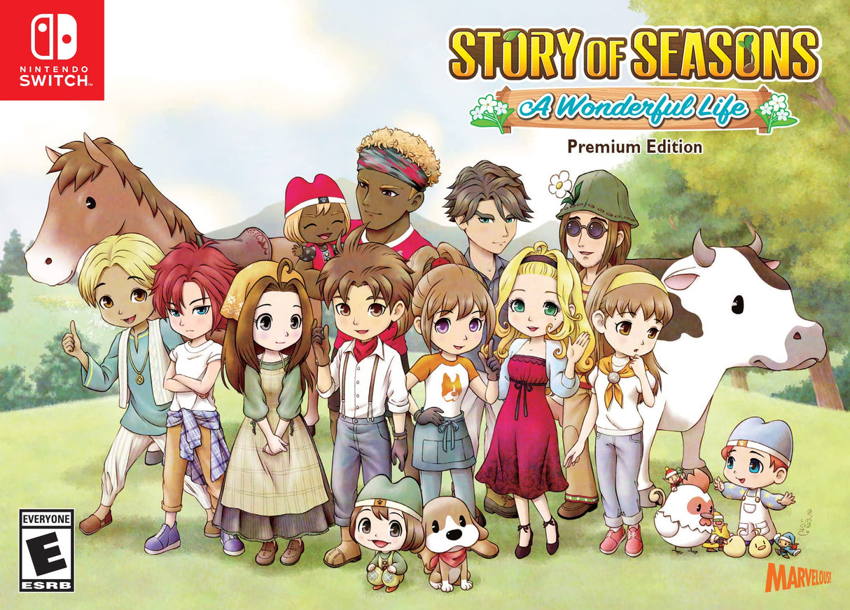 Story of Seasons: A Wonderful Life Premium Edition for Nintendo Switch [USA]