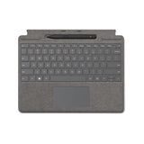 Microsoft Surface Pro 8/X Funda Alcantara + Pen - Platinum