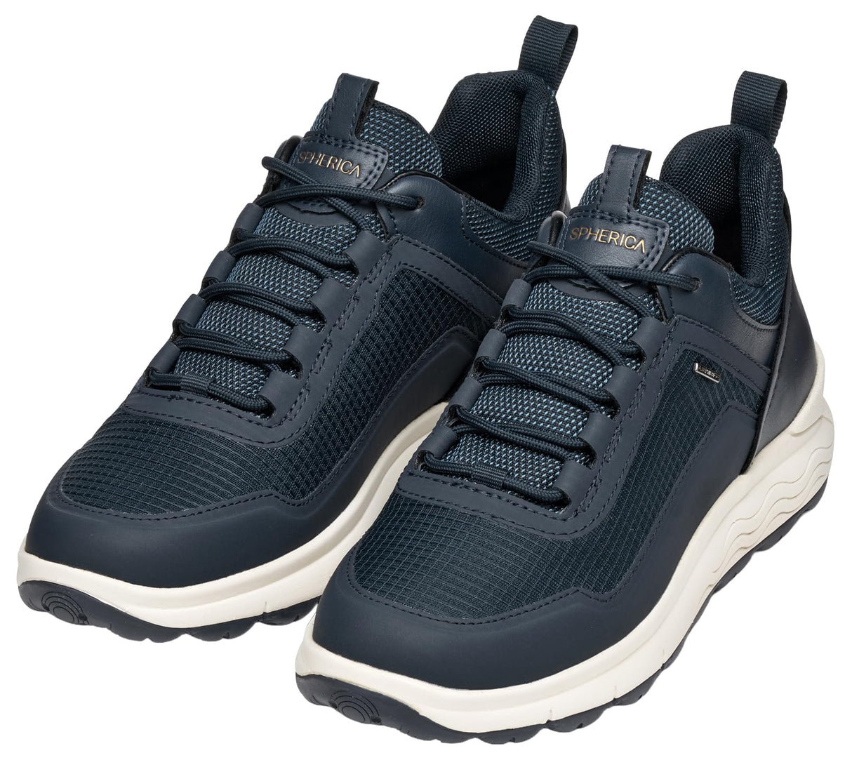 Geox D Spherica 4x4 B ABX, Zapatillas Mujer, Azul, 37 EU
